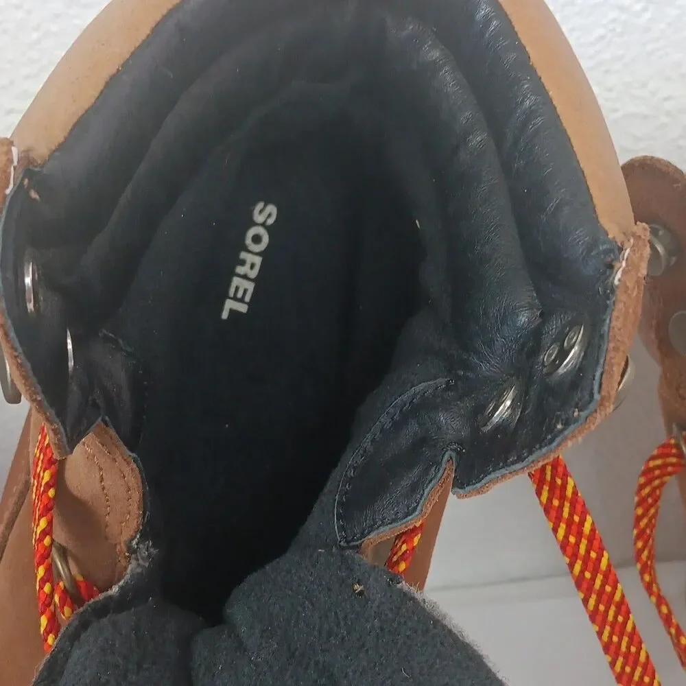 Sorel Velvet Tan Women's Kinetic Conquest Winter Waterproof Boots Size 10 - Picture 12 of 14